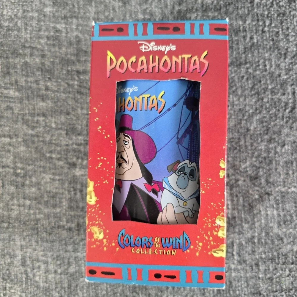 Disney Burger King POCOHANTAS Childrens Plastic Cup GOVERNOR RATCLIFFE Vtg NIB